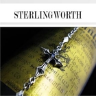 Sterlingworth - Jeweled Cross Bracelet