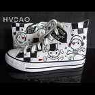 HVBAO - 'Skulls' High-Top Sneakers