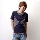 SeventyAge - Color-Block Striped Short -Sleeve Top with Hood