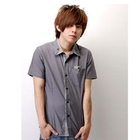 SeventyAge - Check-Trim Short-Sleeve Shirt