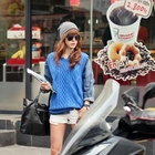 REDOPIN - Sleeveless Cable-Knit Top