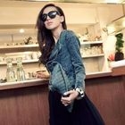 PUFFY - Denim Biker Jacket
