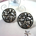 Angelove - Rhinestone Style-Circle Earrings