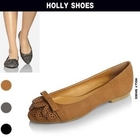 Holly Shoes - Bow-Front Flats