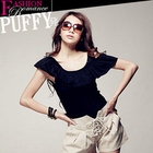 PUFFY - Ruffled One-shoulder Top