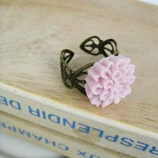 Purple Gloomy Flower Ring Purple Gloomy Flower Ring