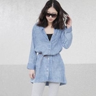 ANNINA - Tab-Sleeve Denim Shirtdress with Belt
