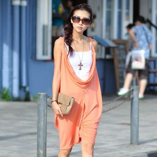 Drape Neckline Playsuit