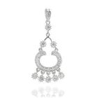 Keleo - 18K White Gold Pendant with Diamonds