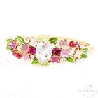 Cuteberry - Jeweled Flower Bangle