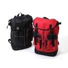 VINTAGE BROTHERS - Faux-Leather Accent Backpack