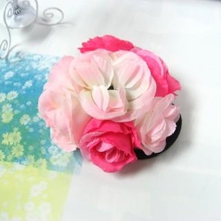 Two-Tone Rose Hair Band