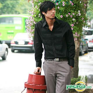 Shiny Front Jacquard Shirt