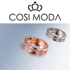 COSI MODA - Steel Ring with Cubic Zirconia 
