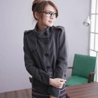 CatWorld - Stand-Collar Belted Jacket