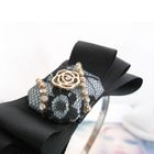Fit-to-Kill - Diamond and ribbon lace hair hook -blue