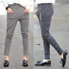 REDOPIN - Gingham Harem Pants