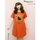 Dodostyle - Short-Sleeve Print T-Shirt Dress