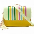 19th Street - Color-Block Tasseled Satchel