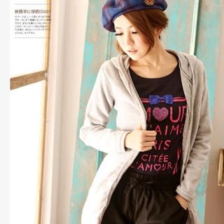 Hooded Long Cardigan Hooded Long Cardigan