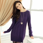 Tokyo Fashion - Boat-Neck Cable-Knit Sweater