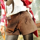 Ando Store - Pleated Wrap-Front Shorts