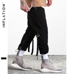 Newin - Tie-Accent Harem Pants Newin - Tie-Accent Harem Pants