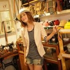 Kiwi Shop - Cuffed Lapel Blazer
