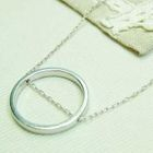 MyLittleThing - Simple Bright Circle Short Necklace
