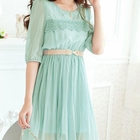 Tokyo Fashion - Bow-Accent Elasticized Belt