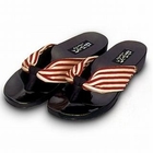 Mizutori - Black Wood Sandals