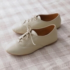 Ni-kiyo - Faux-Leather Lace-Up Flats
