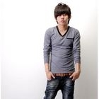 SeventyAge - Long Sleeve V-Neck Top