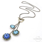 Cuteberry - Jeweled Flower Drops Necklace