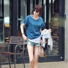 REDOPIN - Set: Cuffed Sleeve T-Shirt + Polka Dot Tank Top