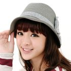 59 Seconds - Bow-Accent Straw Hat