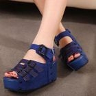 Mancienne - Buckled Platform Sandals
