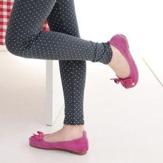 Bow-Accent Genuine Leather Flats Bow-Accent Genuine Leather Flats
