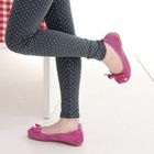 Lane172 - Bow-Accent Genuine Leather Flats