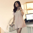 PUFFY - Crochet Collar Dress