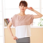 ZOO - Chiffon-Panel Zip-Back Top