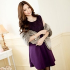 Tokyo Fashion - Tweed-Panel Sleeveless Dress