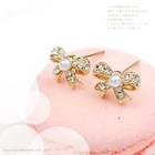 CUBIC - Bow Earrings
