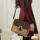 PG Beauty - Two-Tone Flap Satchel