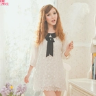 Angel Love - 3/4-Sleeve Lace-Overlay Tunic