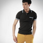 deepstyle - Contrast-Trim Polo Shirt