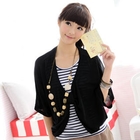 59 Seconds - Set: Bow Capelet + Stripe Tank Top