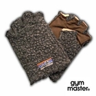 gym master - Leather & Faux Fleece Fingerless Gloves