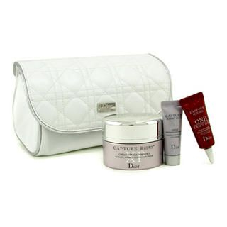 Capture R60/80 Set: Creme + Eye Creme + One Essential Serum + Bag