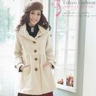 Tokyo Fashion - Wool-Blend Hooded Coat